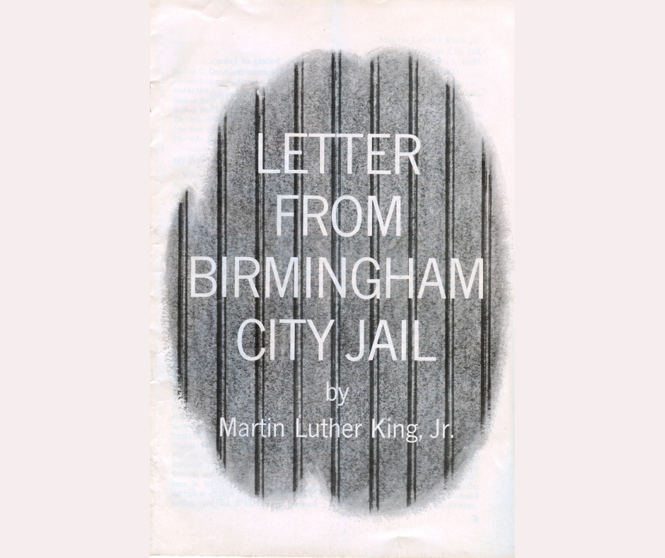 antithesis letter from birmingham jail